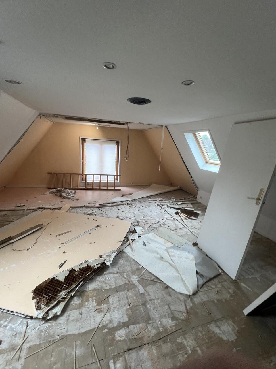 Rénovation 1er étage Bois d'Achelles – pendant travaux, 4
