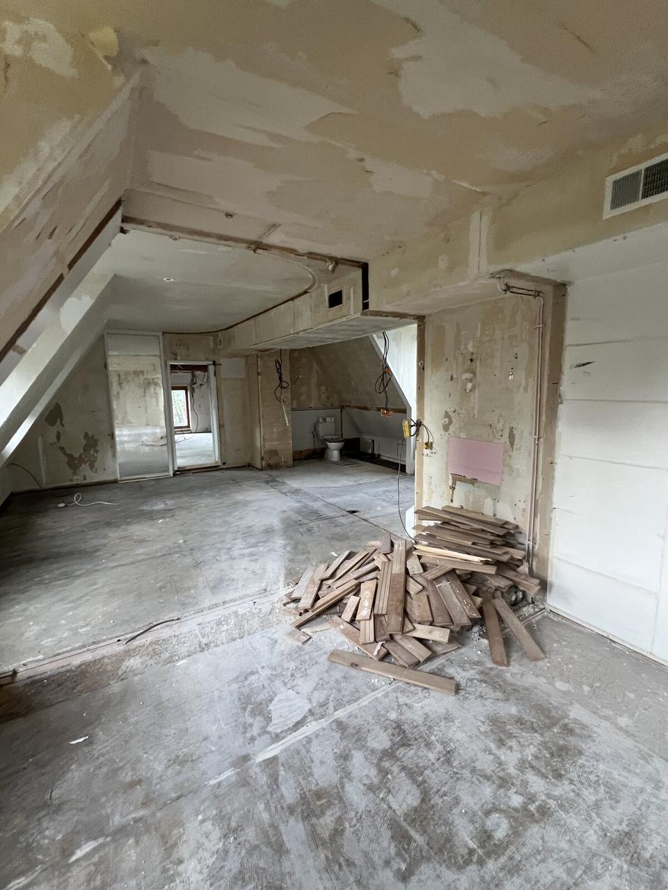 Rénovation 1er étage Bois d'Achelles – pendant travaux, 9
