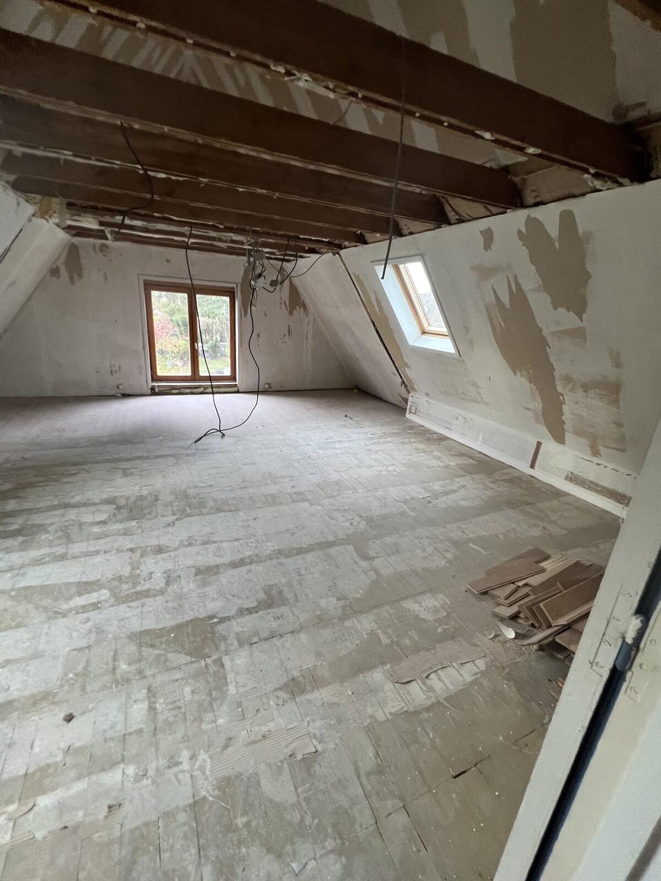 Rénovation 1er étage Bois d'Achelles – pendant travaux, 10