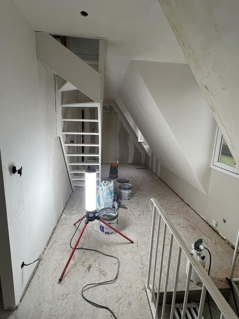 Rénovation 1er étage Bois d'Achelles – pendant travaux, 27