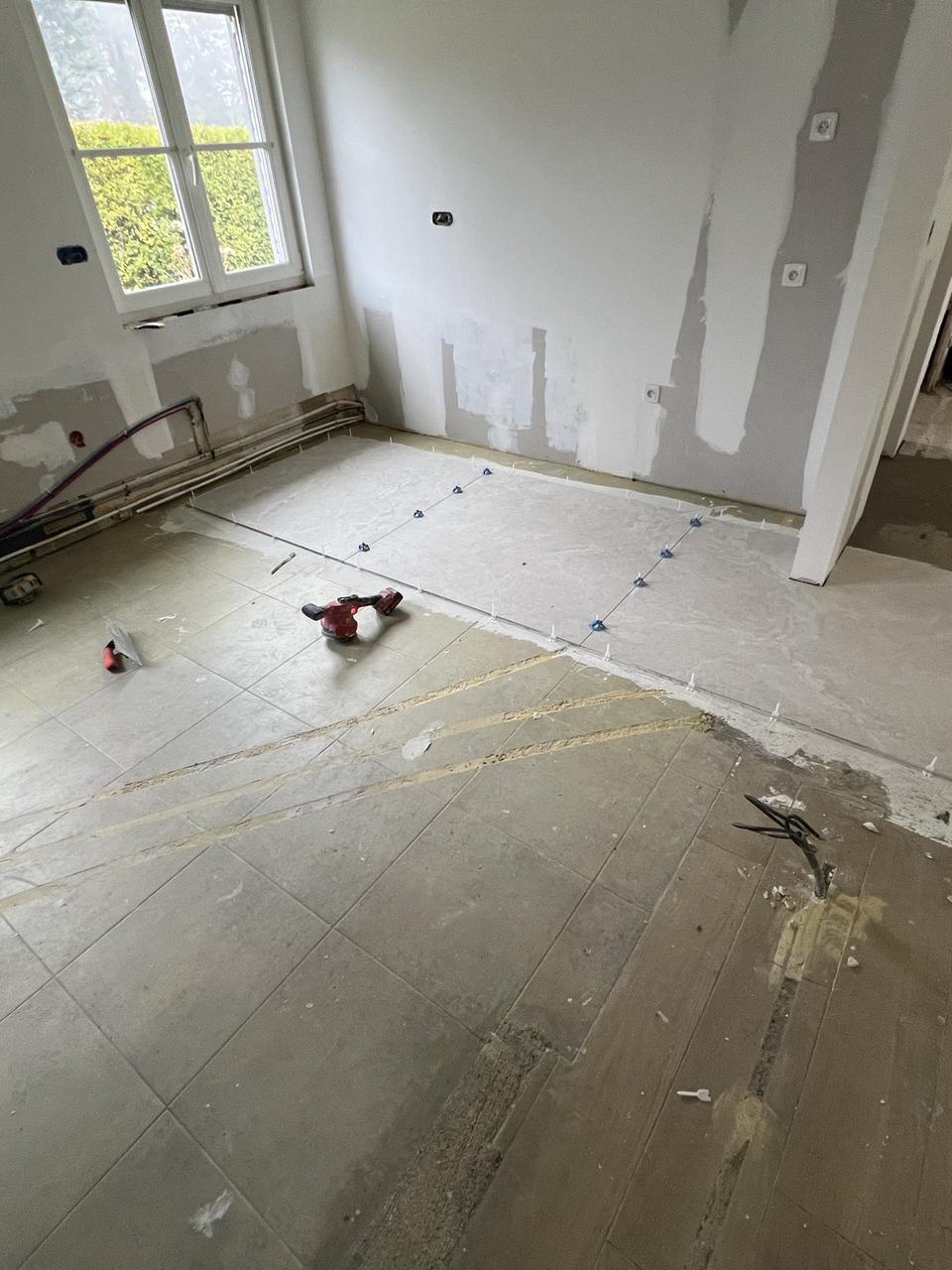 Rénovation RDC Bois d'Achelles – pendant travaux, 6