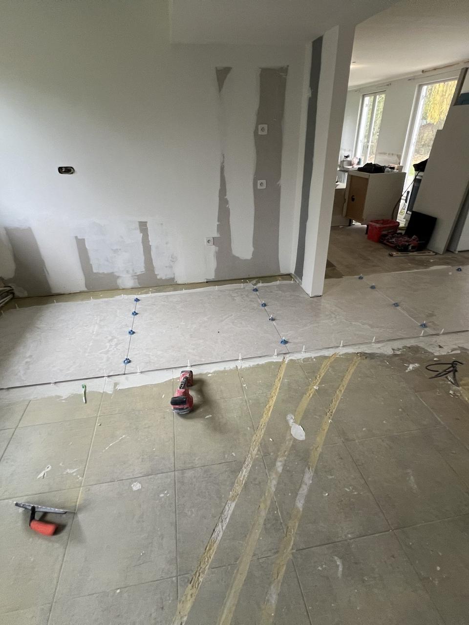 Rénovation RDC Bois d'Achelles – pendant travaux, 7