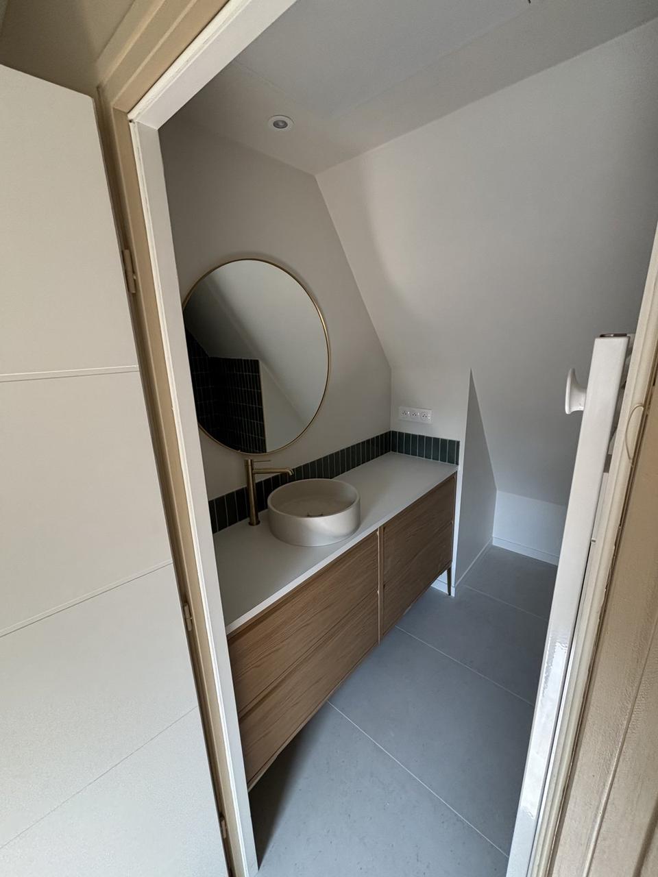Rénovation salle de bain parentale Bois d'Achelles – résultat final, 2