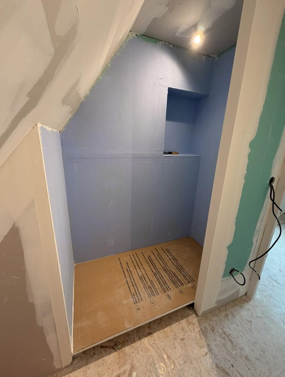 Rénovation salle de bain parentale Bois d'Achelles – pendant travaux, 2