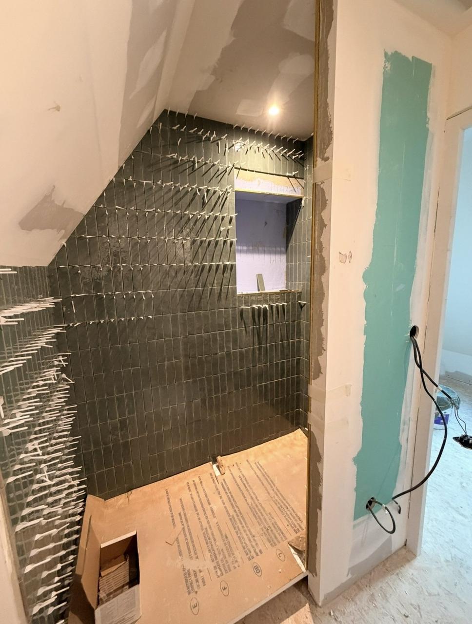 Rénovation salle de bain parentale Bois d'Achelles – pendant travaux, 4