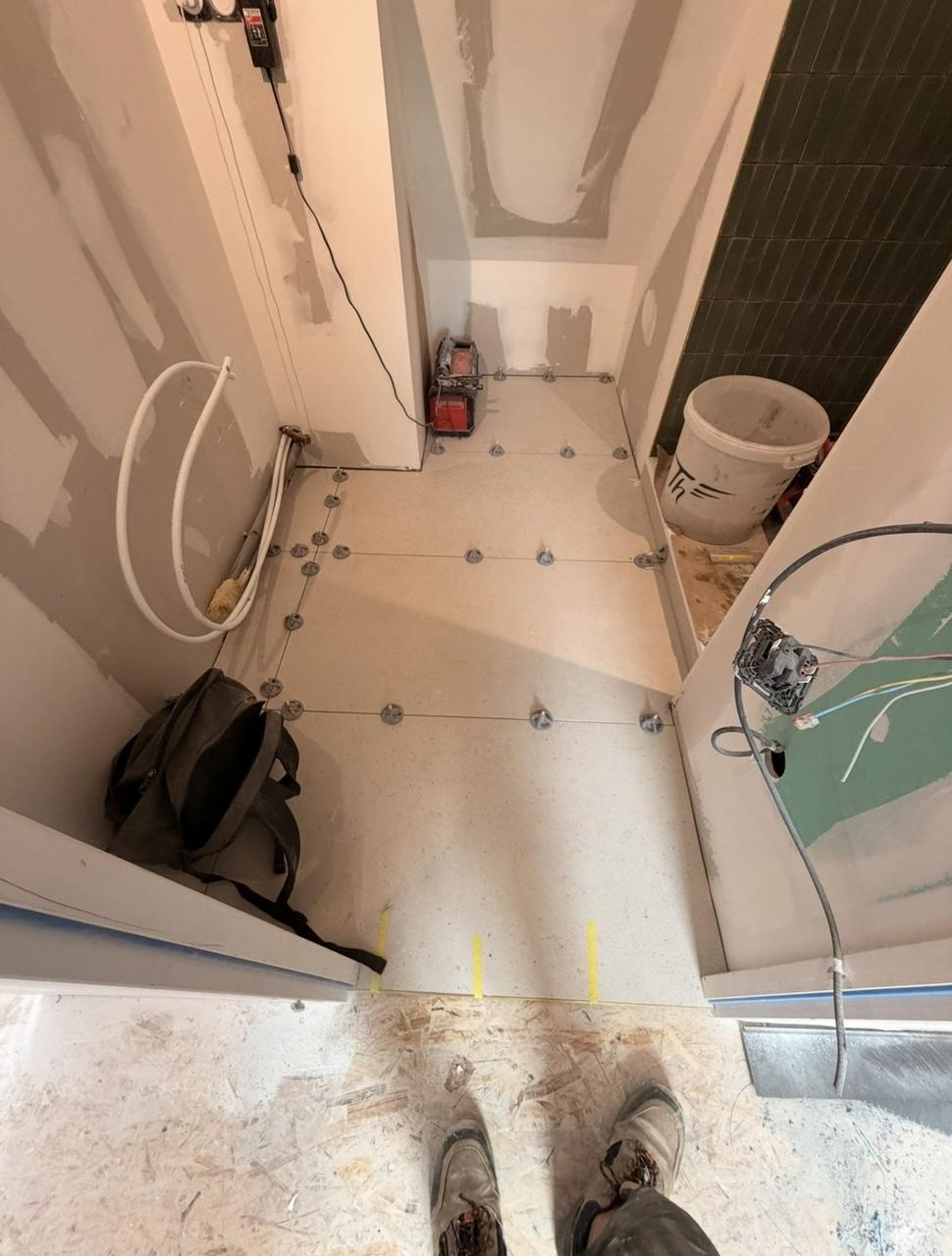 Rénovation salle de bain parentale Bois d'Achelles – pendant travaux, 6