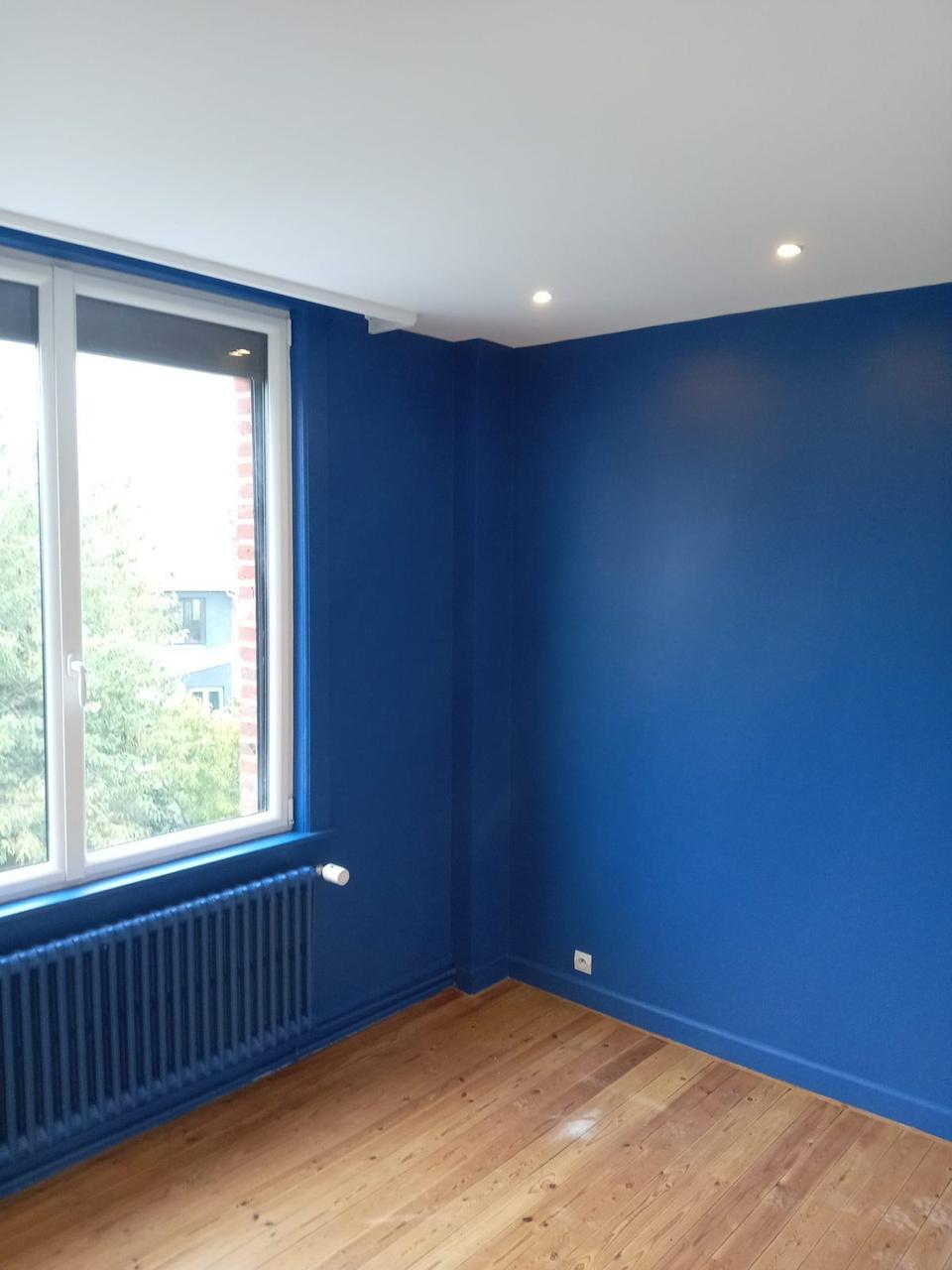 Rénovation chambre plâtrerie peinture – vue 5