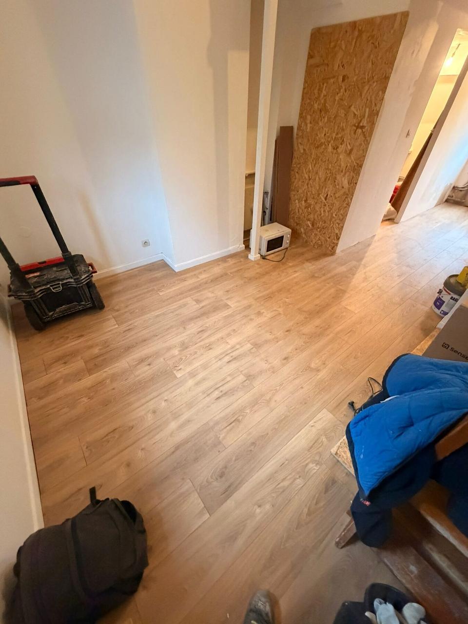 Pose parquet – séjour