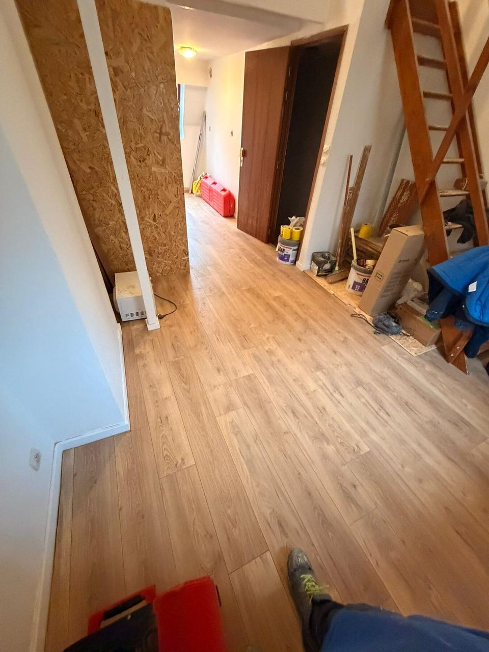 Pose parquet – couloir RDC
