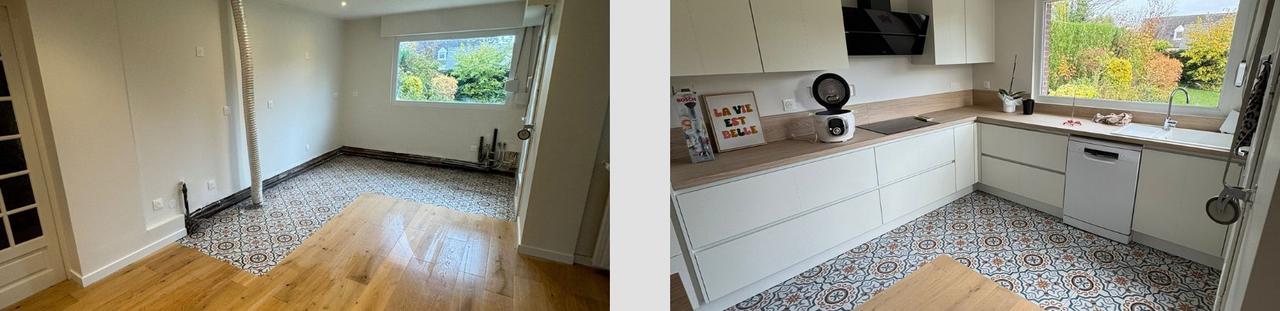 Cuisine en travaux