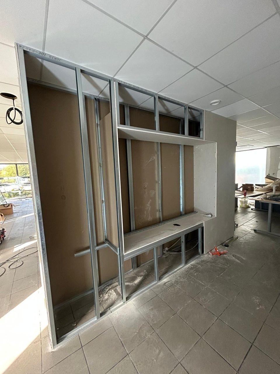 Rénovation intérieure, plâtrerie soignée par Top Reno