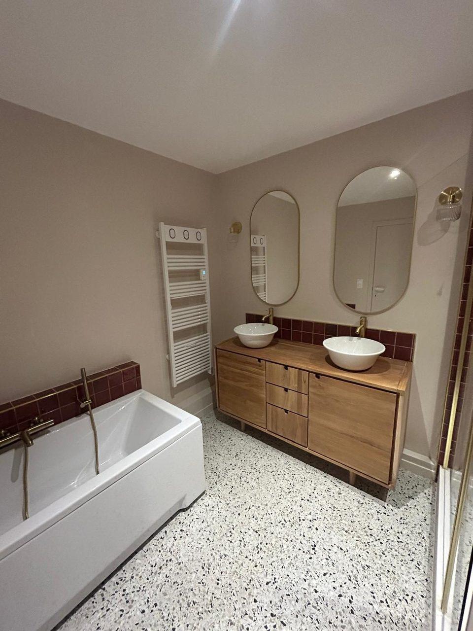 Salle de bain rénovée dans la métropole lilloise