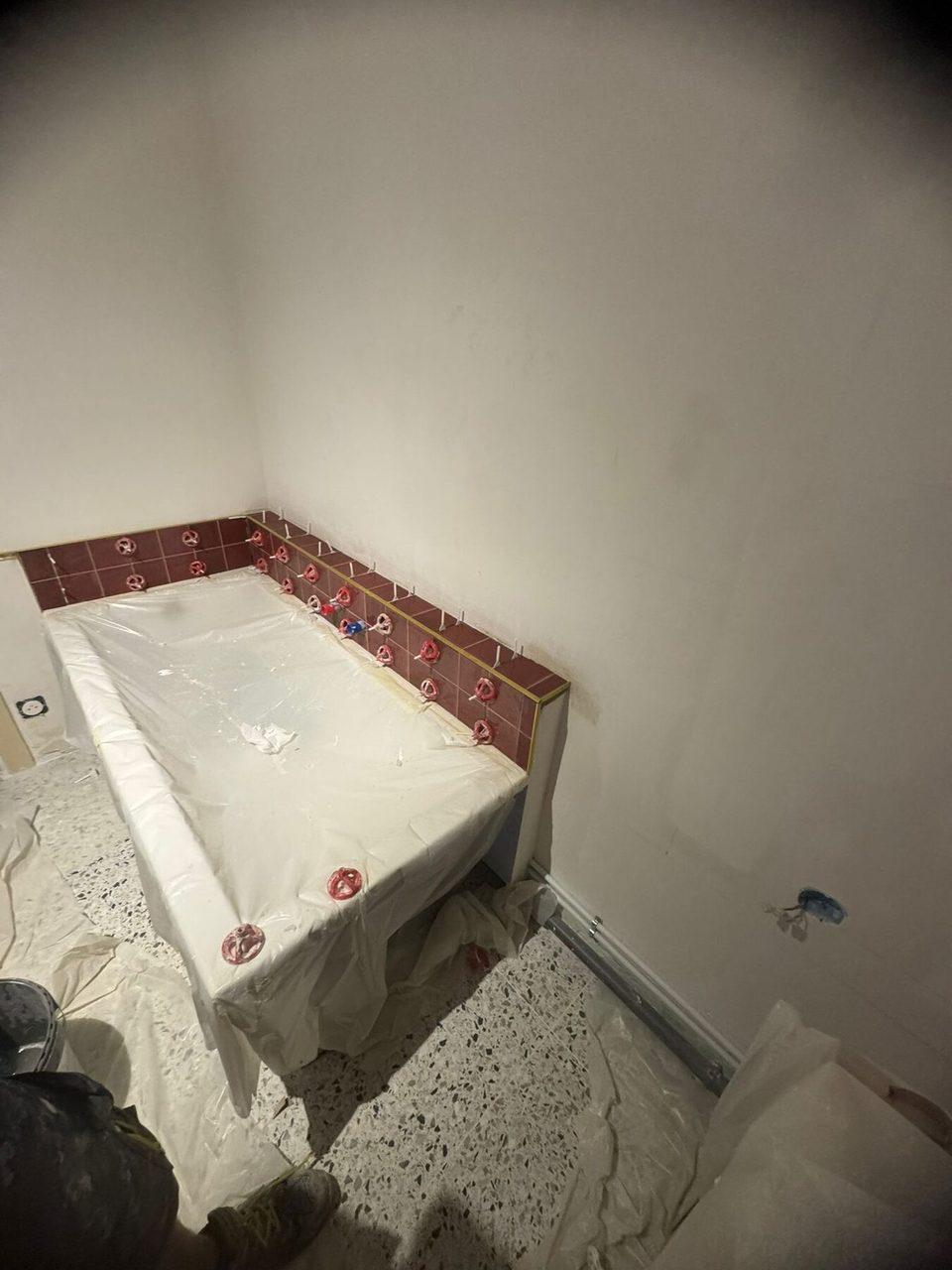 Revêtement de sol soigné, chantier Top Reno
