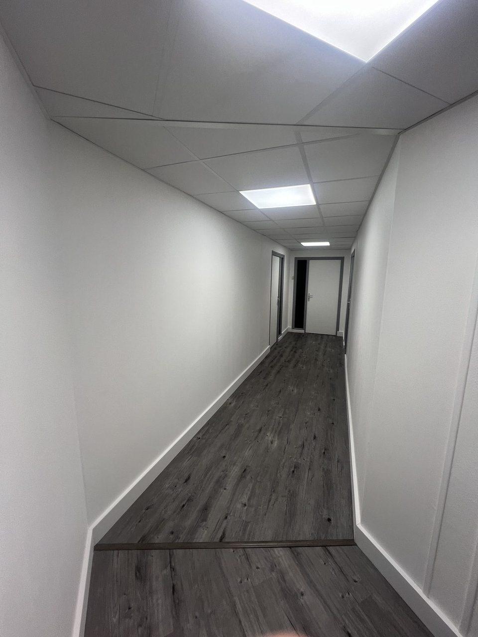 Revêtement de sol soigné, chantier Top Reno