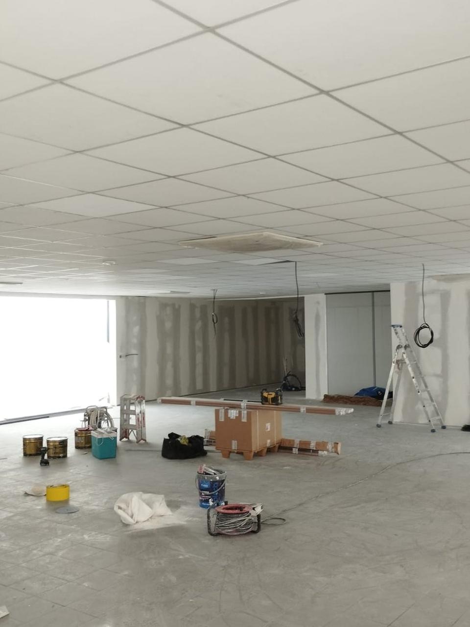 Plâtrerie terminée – plateau prêt pour les finitions